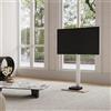 FITUEYES Supporto TV, base in legno, per schermi da 32-70 pollici, fino a 40 kg, con regolazione in altezza