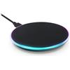 Lustrens Caricabatterie wireless, potenza massima 10W, compatibile con diversi smartphone e AirPods