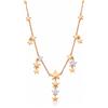 DODO Collana in oro rosa 9kt stelle pavé diamanti universe dodo
