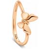 DODO Anello in oro rosa 9kt con farfalla dodo nature dodo misura 14