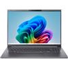 Acer Aspire 16 AI OLED (16", 512 GB, 16 GB, DE, Intel Core Ultra 7 355), Notebook, Grigio
