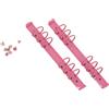 Craftelier - Kit di 2 meccanismi a 6 anelli per raccoglitori da 9,5 x 17 cm + 8 fermi per album, planner o quaderni di scrapbooking, dimensioni 22, 7 cm, anelli 3,3 cm