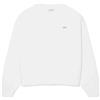 Lacoste Felpa Oversize Donna Double Face bianca