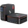 NiPoGi H1 Mini PC W-11 ΑΜD Ryzen 7 7735HS(Max 4.75GHz, 8C/16T) WiFi 6 BT5.2 | Meglio di 6800H/7430U/7730U 16GB RAM 512GB M.2 SSD, 4K@60Hz(DP1.4/HDMI 2.0/Type-C) Triplo Display Lavoro D'ufficio