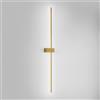 Gea luce CYNARA A/G- APPLIQUE A PARETE LED 3000K 700LM 25W ORO DIMMERABILE
