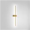 Gea luce CYNARA A/P- APPLIQUE A PARETE LED 3000K 406LM 16W ORO DIMMERABILE
