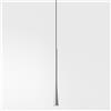 Gea luce DAFNE S/P- SOSPENSIONE LED 3000K 213LM 7W ARGENTO OPACO