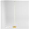 Gea luce EBONY P/T- LAMPADA DA TERRA CON DIMMER A PEDALE LED 3000K 1100LM 28W COLORE ORO SPAZZOLATO