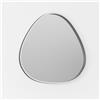 Gea luce ECARIS A/G- SPECCHIO -APPLIQUE A PARETE DIFFUSORE FONTALE E RETROSTANTE LED 3000-4000K 1000-1100LM 35W DIMMERABILE NERO