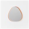 Gea luce ECARIS A/P- SPECCHIO -APPLIQUE A PARETE DIFFUSORE FONTALE E RETROSTANTE LED 3000-4000K 950-1000LM 30W DIMMERABILE ARANCIO BRUCIATO