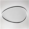 Gea luce ECARIS P/G- APPLIQUE A PARETE BIEMISSIONE E DIMMERABILE LED 3000-4000K 3800-3900LM 72W NERO