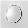 Gea luce KRIZIA A/M- APPLIQUE CON SPECCHIO LUCE PERIMETRALE DIMMERABILE CON TOUCH CCT LED 3000-4000K 9500-1000LM 30W NERO