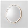 Gea luce KRIZIA A/M- APPLIQUE CON SPECCHIO LUCE PERIMETRALE DIMMERABILE CON TOUCH CCT LED 3000-4000K 9500-1000LM 30W NEW BEIGE