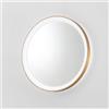 Gea luce KRIZIA A/M- APPLIQUE CON SPECCHIO LUCE PERIMETRALE DIMMERABILE CON TOUCH CCT LED 3000-4000K 9500-1000LM 30W ORO SPAZZOLATO