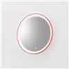 Gea luce KRIZIA A/P -APPLIQUE CON SPECCHIO LUCE PERIMETRALE DIMMERABILE CON TOUCH CCT LED 3000-4000K 800-850LM 25W TERRACOTTA