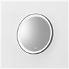 Gea luce KRIZIA A/P- APPLIQUE CON SPECCHIO LUCE PERIMETRALE DIMMERABILE CON TOUCH CCT LED 3000-4000K 800-850LM 25W NERO