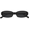 Saint Laurent Occhiali da Sole SL 872 ERIN 001 Nero/Nero Donna 52/16/140