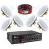 SPECIAL KIT IMPIANTO AUDIO FILODIFFUSIONE INCASSO AMPLIFICATO 100V amplificatore + 6 casse