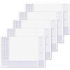 SIGEL Sottomano cartaceo 2026/2027/2028 A2 - 5 pezzi | H6355/5, design Lilac, blu e bianco, 5 x 30 fogli