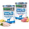 Farmina Vet Life cane Hypoallergenic all breeds - 300 gr lattina