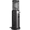 Outsunny Stufa da Patio a Gas 11 kW, Portatile con Ruote, Nero | Aosom Italy