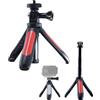 CERFFOOL Mini treppiede telescopico per DJI/GoPro/Insta360 con adattatore 0.6 cm | Asta per selfie 25 cm per DJI Osmo 360/Pocket/azione per GoPro Hero/Insta360 X6 X5 X4 Air portatile Vlog-Stativ