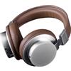 Modecom Cuffie MODECOM MC-1500HF, nere, over-ear, con microfono, cancellazione del rumore, compatibili con PC e per l'ufficio a casa, imbottitura in ecopelle