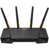 ASUS TUF Gaming AX3000 V2 wireless router Gigabit Ethernet Dual-band (2.4 GHz / 5 GHz) Black Orange