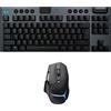 LOGITECH Mouse da gioco e tastiera da gioco meccanica wireless G915 TKL senza tastierino numerico - LIGHTSYNC RGB, Lightspeed - PC/notebook,