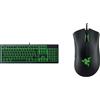 RAZER Tastiera Chroma RGB QWERTZ | layout DE, nero e DeathAdder Essential (2021) - Mouse da gioco essenziale con sensore ottico da 6.400 DPI nero