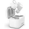 Soundmagic Auricolari True Wireless in Ear Cuffie Bluetooth con microfono HiFi Stereo Sport Auricolari Impermeabili Bianco
