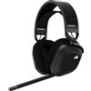 Corsair Cuffie da gioco multipiattaforma RGB WIRELESS - Dolby Atmos - Microfono omnidirezionale - Compatibile con iCUE - PC, Mac, PS5, PS4 - Carbonio, colore nero