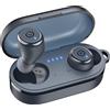 TOZO Cuffie Bluetooth, 55 ore di riproduzione con box di ricarica wireless, App Customise 16 EQ, Design ergonomico IPX8 Waterproof