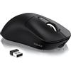 VGN GAMEPOWER Mouse da gioco Superlight, 42000DPI, 49g Mouse ultraleggero, interruttore ottico, 2.4G/BT/Cavo, fino a 200 ore di batteria ricaricabile