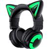 YOWU Cuffie Cat Ear audio immersivo, 7.1 Pro Surround Sound, cancellazione del rumore, livello e-sport, Bluetooth 5.2, connettività senza soluzione di continuità, design ergonomico