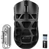 ATTACK SHARK R3PRO 46g Mouse superleggero in lega di magnesio, 26000 DPI, mouse da gioco 2.4G/BT/cablato, sensore PixArt PAW3395 G502, con cavo a spirale, PC/Mac