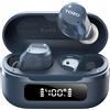 TOZO NC9 cuffie in-ear wireless Bluetooth 5.3 con cancellazione attiva del rumore ibrida, 6 microfoni, controllo tramite app, batteria da 59 ore, impermeabilità IPX8, display LED