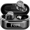 TOZO NC9 cuffie in-ear wireless Bluetooth 5.3 con cancellazione attiva del rumore ibrida, 6 microfoni, controllo tramite app, batteria da 59 ore, impermeabilità IPX8, display LED