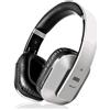 August EP650-Cuffie Bluetooth v4.2 NFC con aptX Low Latency-Cuffie stereo over ear con August Audio App-Microfono per bassi profondi a mani libere Batteria 15h