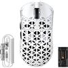 ATTACK SHARK Mouse da gioco R5 Ultra in fibra di carbonio, superleggero da 39 g, wireless a 8000 Hz, sensore PAW3950MAX, MCU Nordic 52840, Bluetooth/2.4G/Cavo, con cavo a spirale