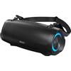 Doss Altoparlante Bluetooth con suono potente da 70 W, bassi extra, autonomia di riproduzione di 24 ore, luci beat-sync, power bank integrato, impermeabile IPX6, campeggio