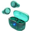 JLab Cuffie in ear Bluetooth, cuffie wireless a cancellazione attiva del rumore 24+h di riproduzione, True Wireless, resistenti al sudore IP55 Doppio collegamento e controllo