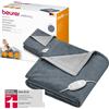 beurer Coperta riscaldante Beurer HD 75 Grigio Scuro, accogliente e morbida coperta riscaldante, 6 impostazioni di temperatura, lavabile in lavatrice, con spegnimento automatico e particolarmente sicura,