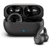 JLab Auricolari a orecchio aperto, cuffia con design a polsino, durata della batteria di 21 ore, cuffie con Bluetooth Multipoint, microfono MEMS, personalizzazione con l'app