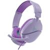 Turtle Beach Cuffie da gioco over-ear Recon 70 lavanda con jack da 3,5 mm, compatibili con PS4, PS5, Xbox One, PC, wireless e con cavo, con cancellazione del rumore
