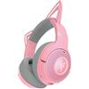 RAZER Cuffie over-ear con Bluetooth RGB da gioco con orecchie da gatto illuminate (Bluetooth 5.2 con modalità gaming, driver TriForce da 40 mm, orecchie da gatto)