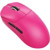 ATTACK SHARK Mouse per mani grandi, 55 g superleggero, sensore di gioco PixArt PAW3395PRO, BT/2,4 G wireless/cablato, 6 DPI regolabili fino a 40.000, batteria da 500 mAh