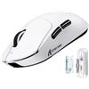 ATTACK SHARK Mouse da gioco wireless 55g ultraleggero, 8KHz, 42000 DPI, PAW3950MAX, BT/2.4G/USB, per mani grandi, piedini in PTFE, batteria da 500mAh, software e driver web