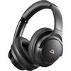 1Mii Cuffie over-ear con cancellazione attiva del rumore ibrida, audio LDAC Hi-Res, equalizzazione individuale, autonomia di 75 ore, cuffie over-ear comode e pieghevoli