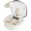 Xmenha Cuffie in-ear auricolari cordless auricolari wireless cuffie auricolari per piccole orecchie auricolari Bluetooth auricolari per lavoro